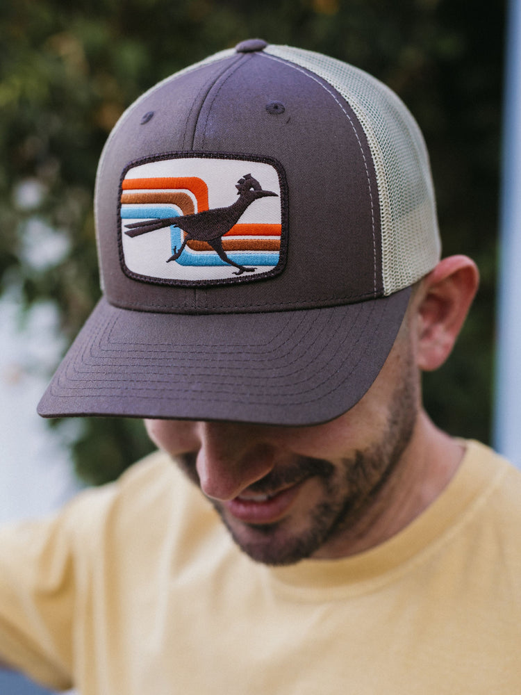 70s Roadrunner Curved Trucker - Iconic Arizona