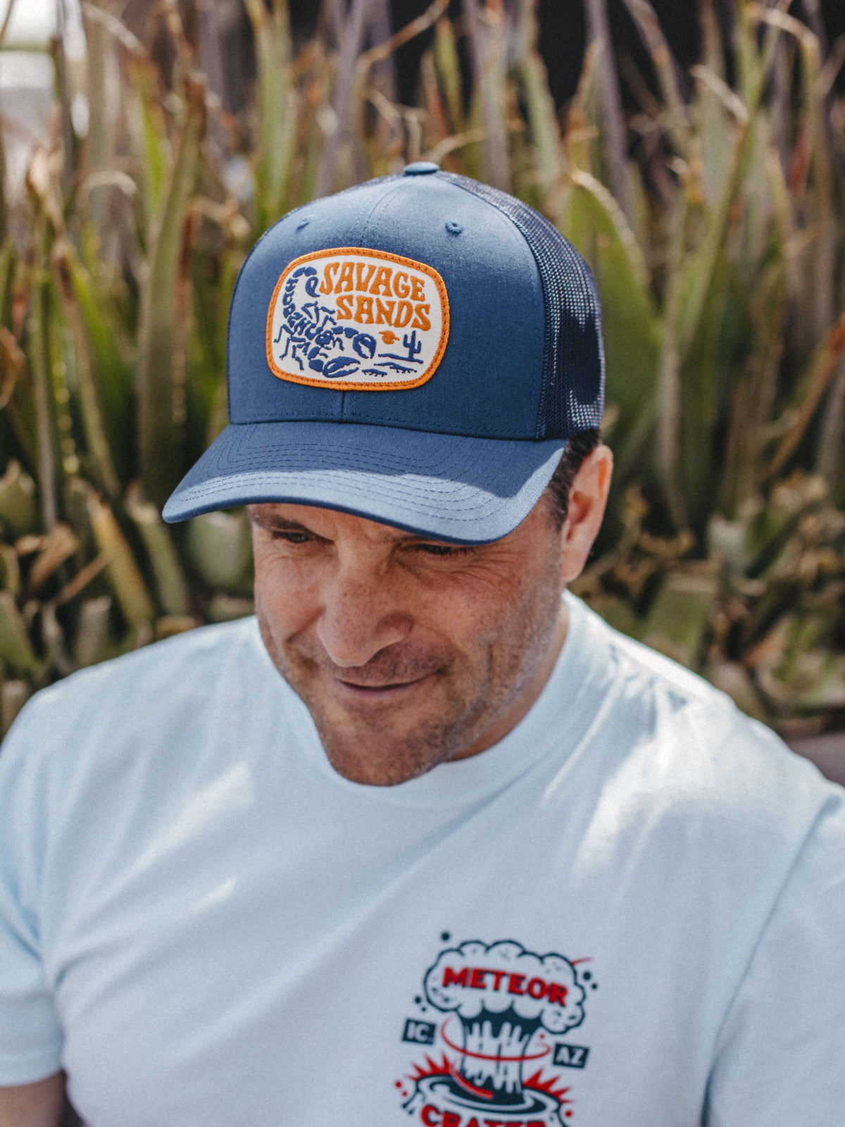 Savage Sands Curved Trucker - Iconic Arizona