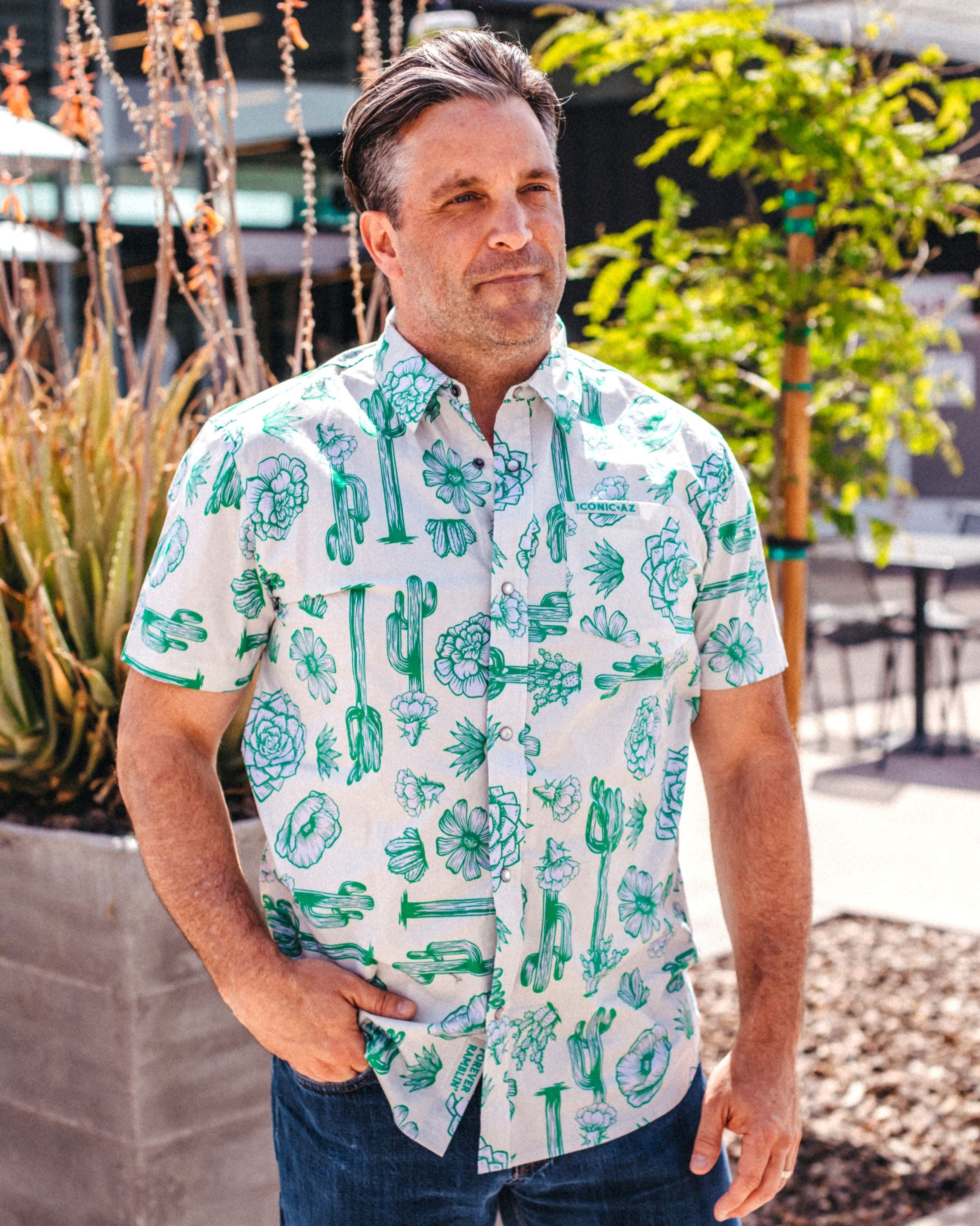 Desert Flora Snap Shirt – Iconic Arizona