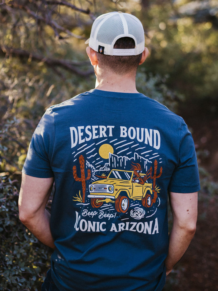 Desert Bound Unisex Tee - Vintage Navy - Iconic Arizona
