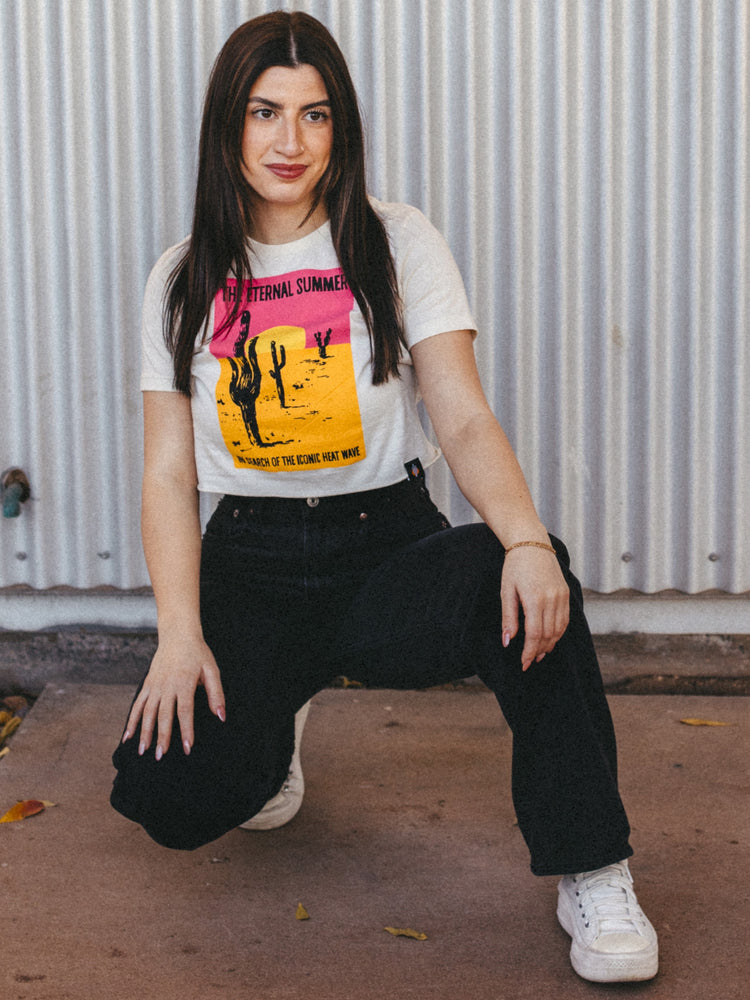 Eternal Summer Ladies Crop Tee - Iconic Arizona