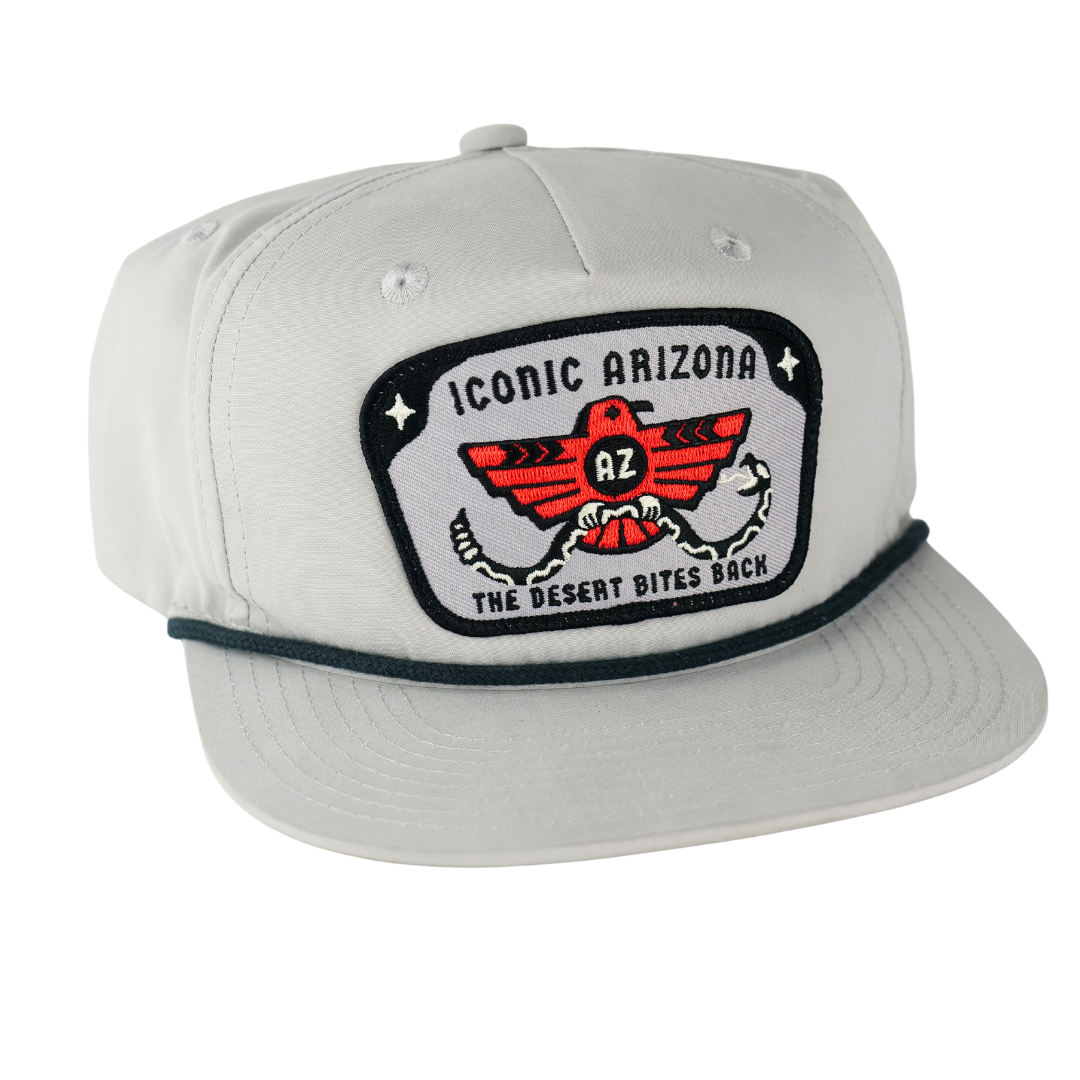 Desert Bites Back Rope Unstructured - Gray/Black – Iconic Arizona