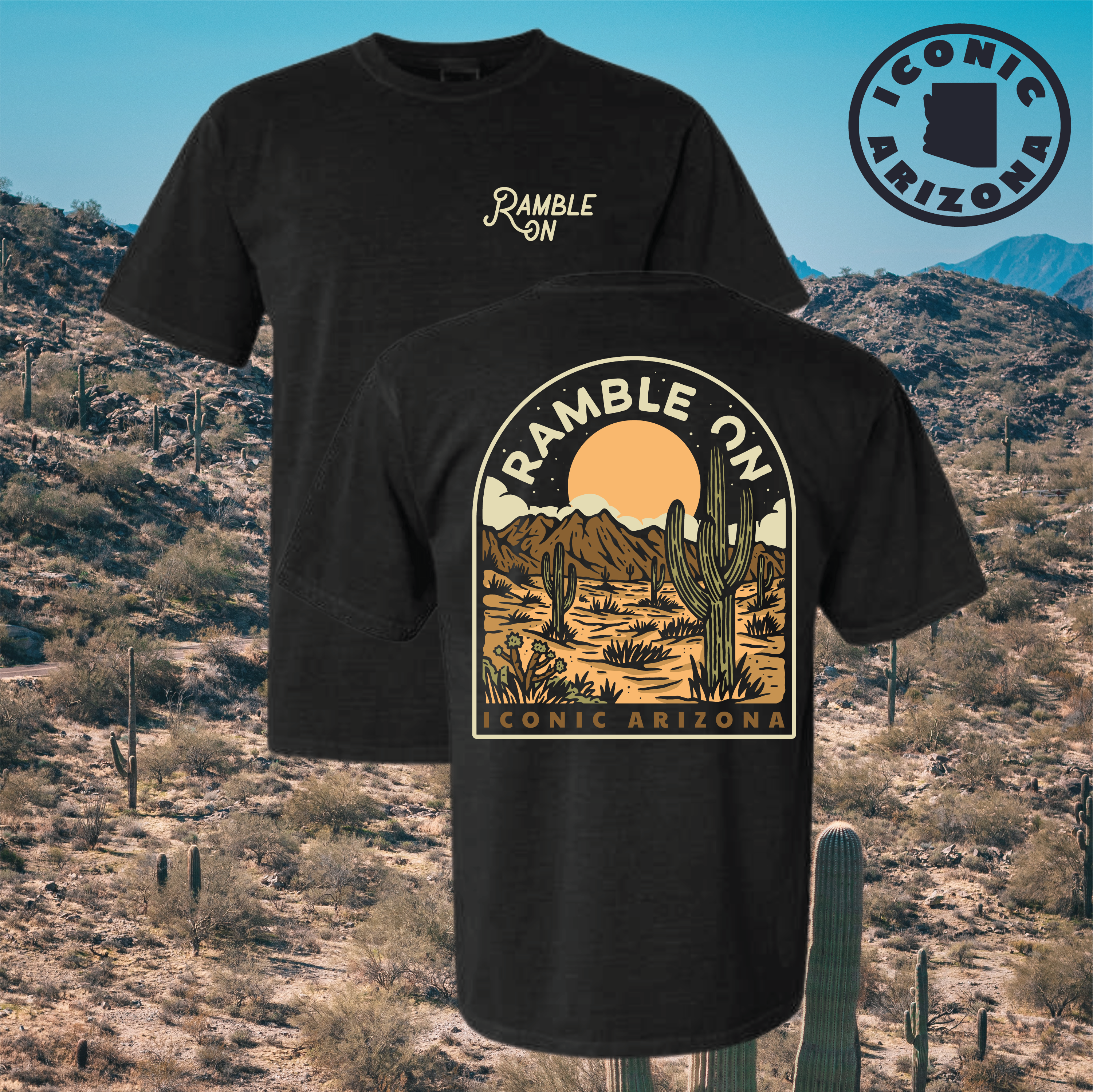 Desert Rambler Unisex Tee – Iconic Arizona