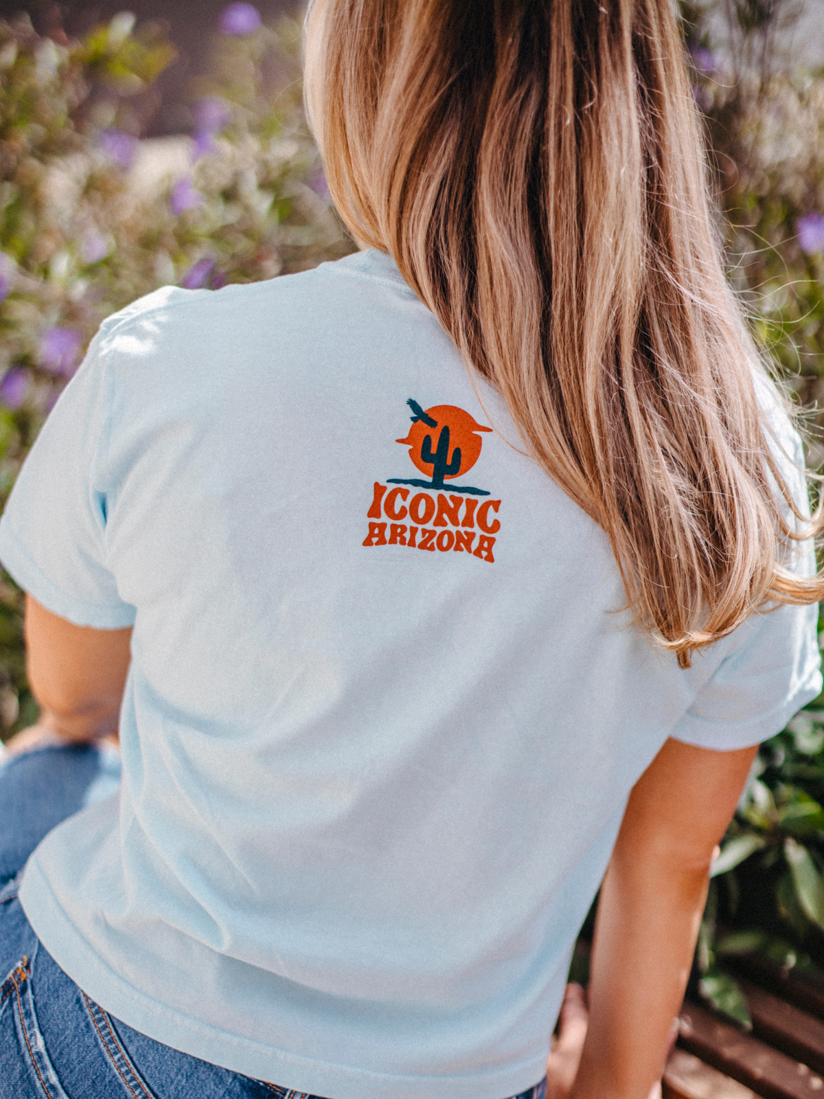 Savage Sands Ladies Boxy Crop Tee - Iconic Arizona