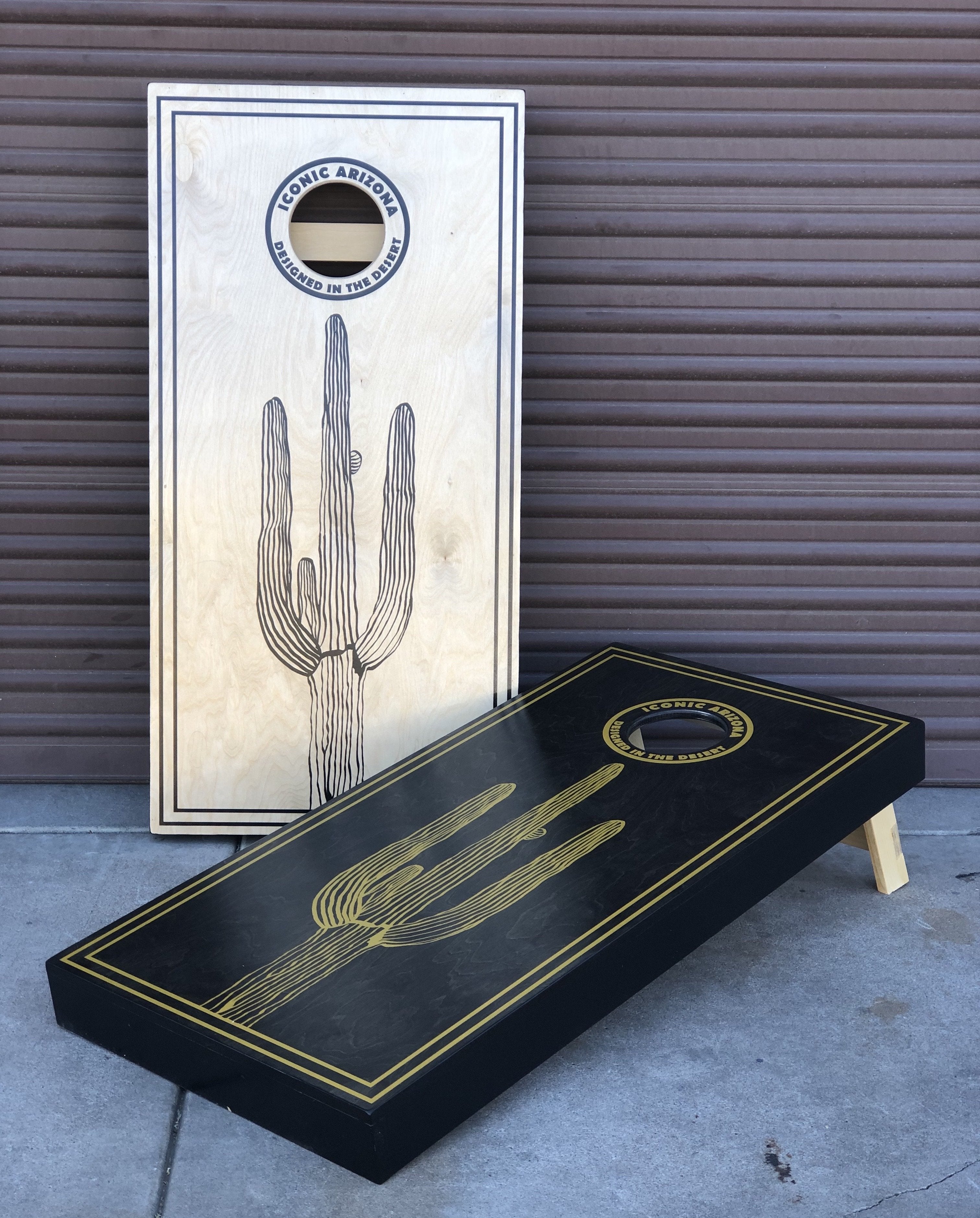 Minnesota State Stained Cornhole Board –